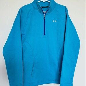 Under Armour Men's Teal Zip-Up Sweater